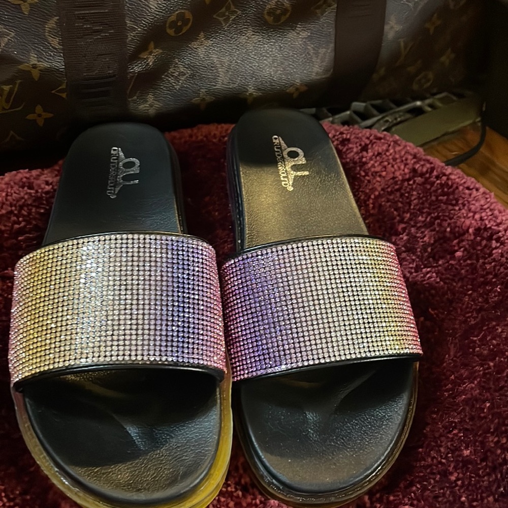Multiple color sandals
